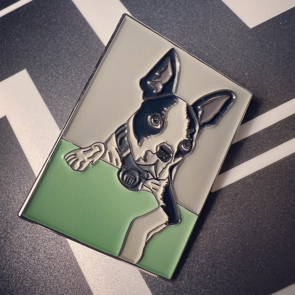 Boston Terrier Enamel Pin